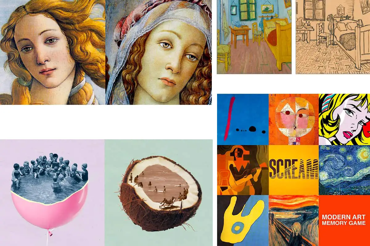 20 Memory Games To Teach Art and Art History