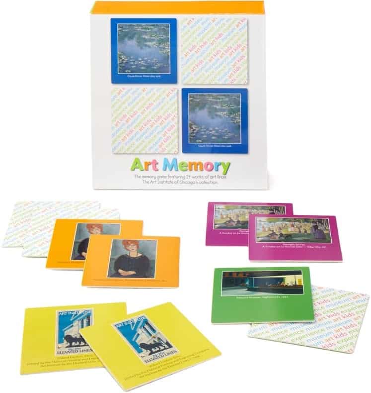 Art Memory Game, an art matching card game that sharpen your memory skills