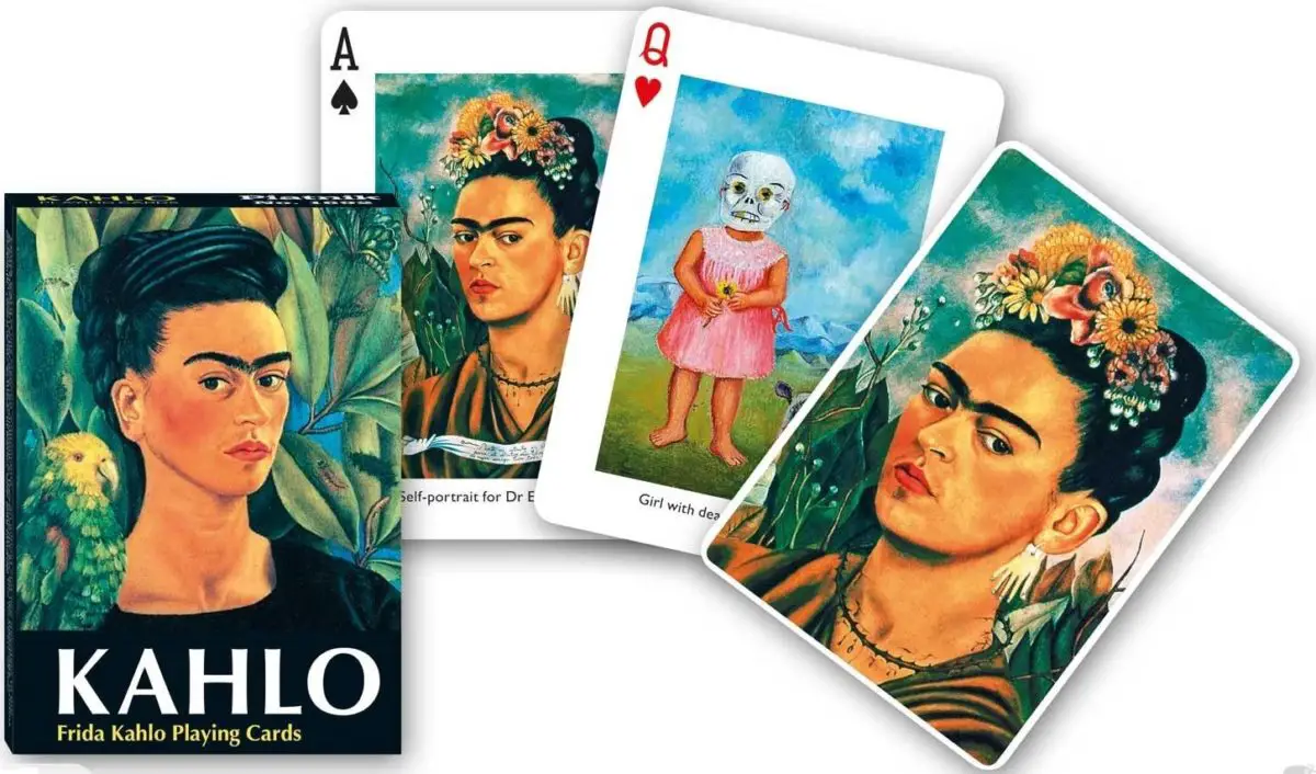 Frida Kahlo Playing Cards, a card game that features the work of the Mexican artist