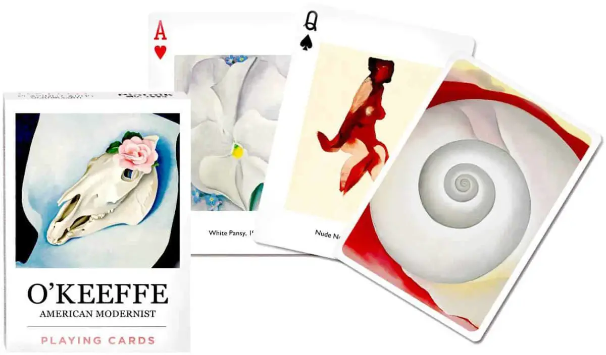  Georgia O'Keeffe Playing Cards, a single playing card deck to learn its artworks