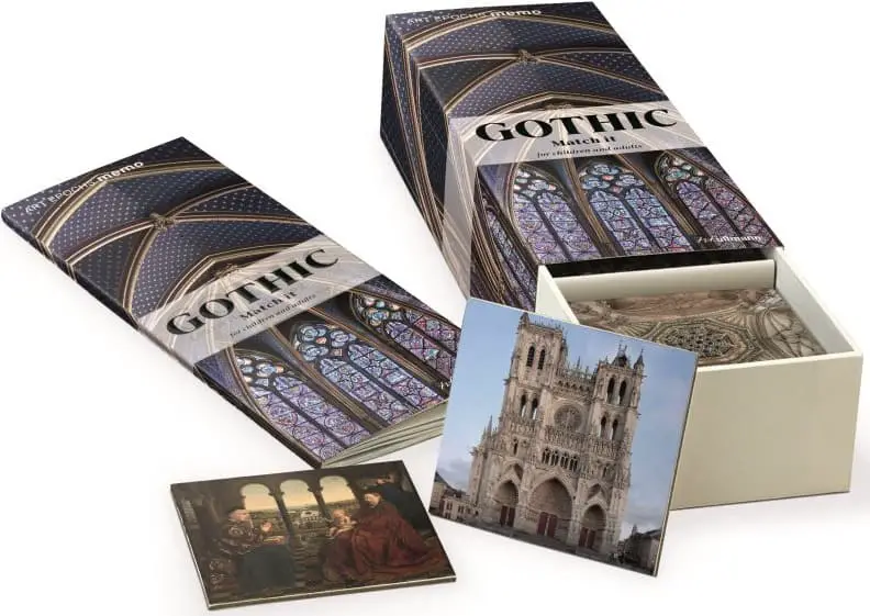 Gothique Art Epochs Memo, a game about gothique art