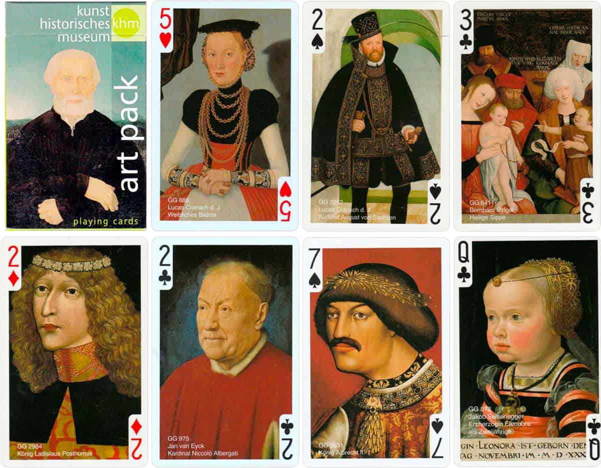 Portraits Pack from the Kunsthistorisches Museum Vienna, a card game about german artists