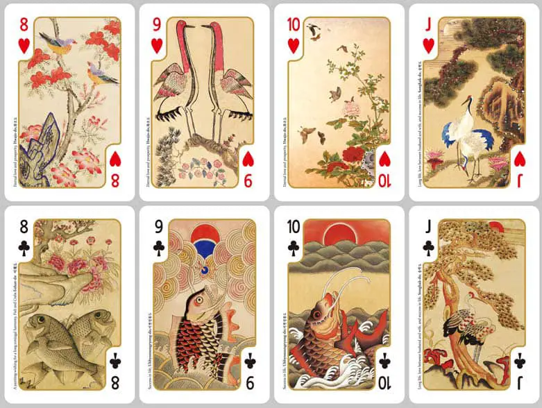 Korean Art Playing Card Game, a game about korean paintings