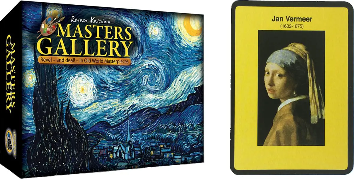 Masters Gallery, a board game that depicts classic art's works