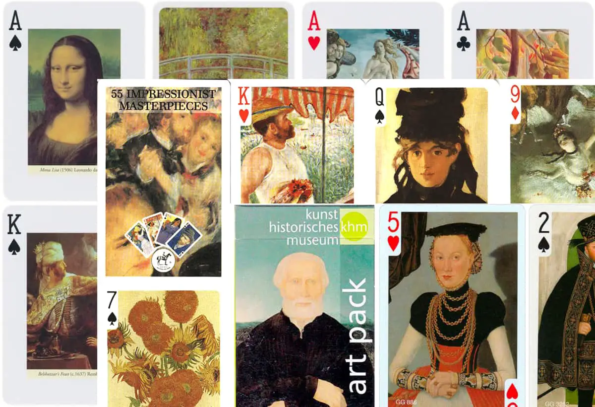 18 Art History Playing Cards Games for Schools and Families
