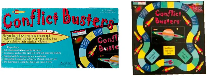 Conflict Busters, a board game about conflict resolution and anger control