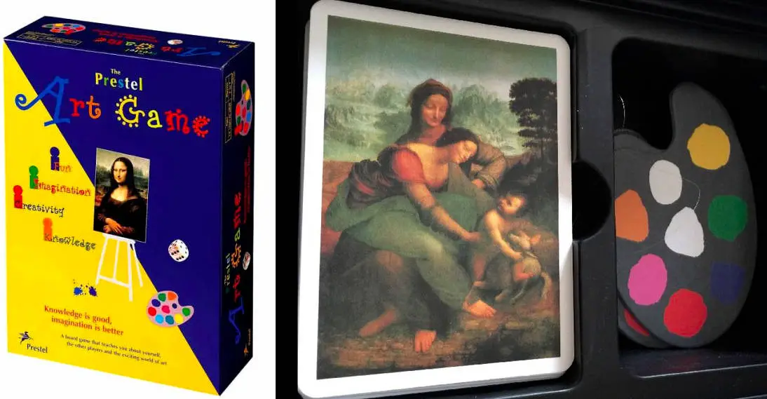 The Prestel Art Game, a board game focusing on the world of art from Lascaux to Pop Art
