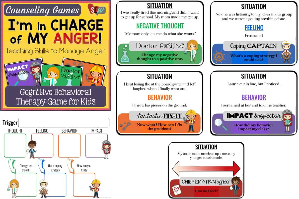 Cognitive Therapy (CBT), a game for small groups that gives effective skills to manage anger