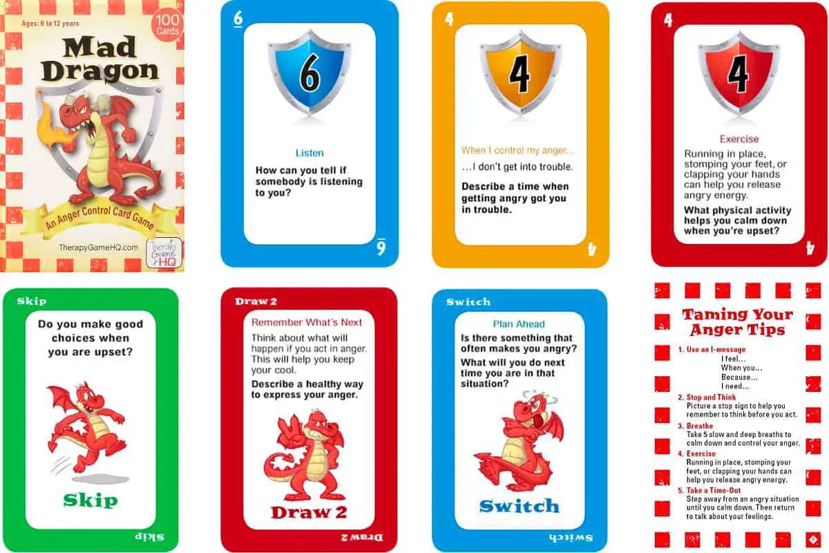 Mad Dragon: An Anger Control Card Game 