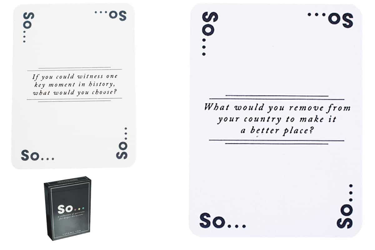 SoCards, a card game that sparks conversation and builds human connections 