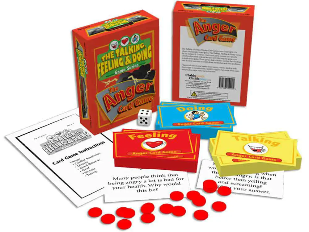 The Anger Card Game, a card game that teaches kids easy strategies to calm down