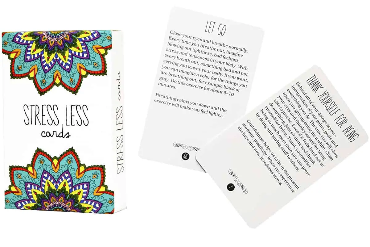 Stress Less Cards, a card game that reduces stress and anxiety