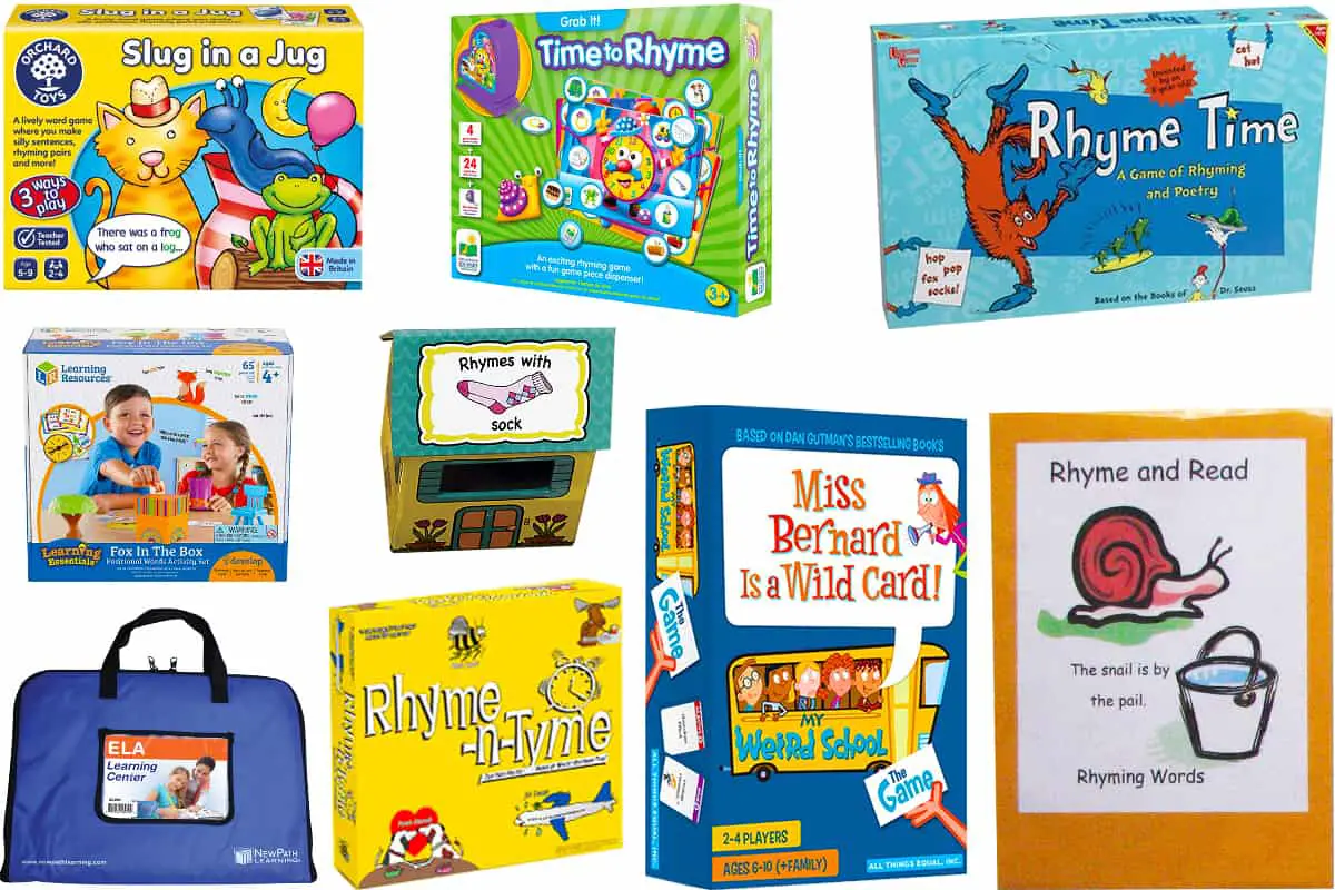 10 Rhyme Board Games and Toys for Preschoolers and Primary School