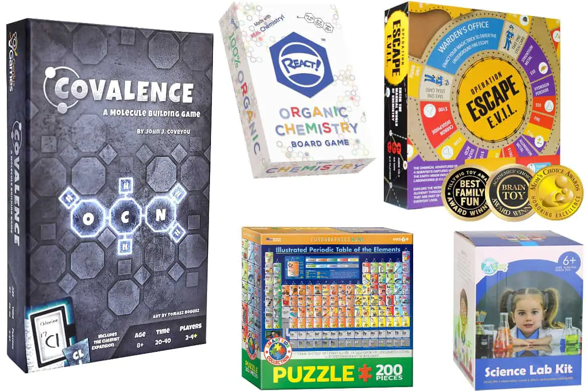 Fun Educational Board Games Escape Evil Stem Toys on Chemistry for Kids 8 to 10 for sale online 