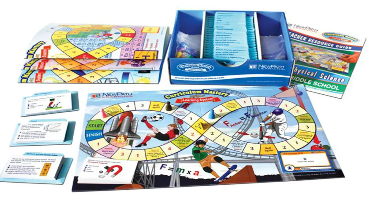 Middle School Physical Science is a board game about middle school physics and chemistry.