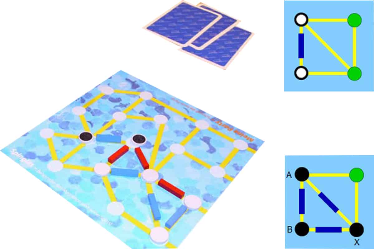 Spin Physics, is a strategy board game about magnetism for university students.