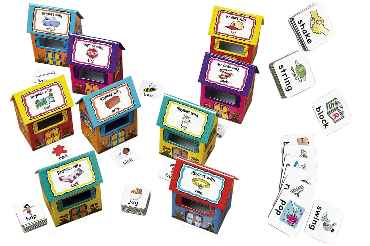 What’s the Rhyme? Sorting Houses, a fun and engaging game that help kids master rhyming sounds