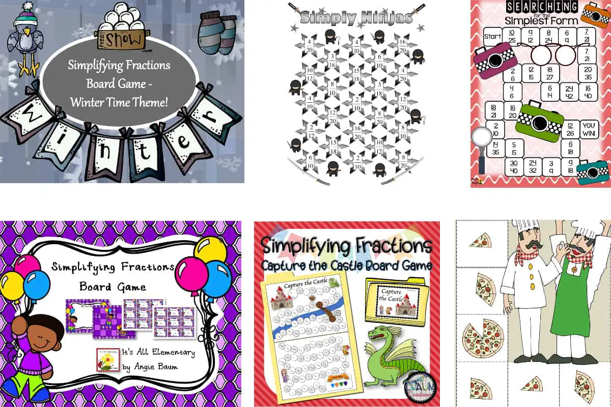 Printable-Fraction-Board-Games-for-Identifying-Simplifying-Fractions