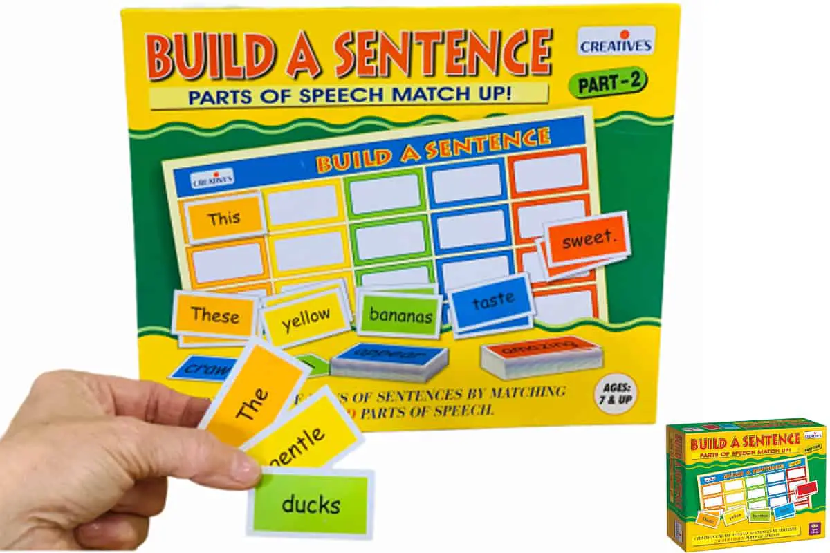 Sentence Structure Games For 1st Grade