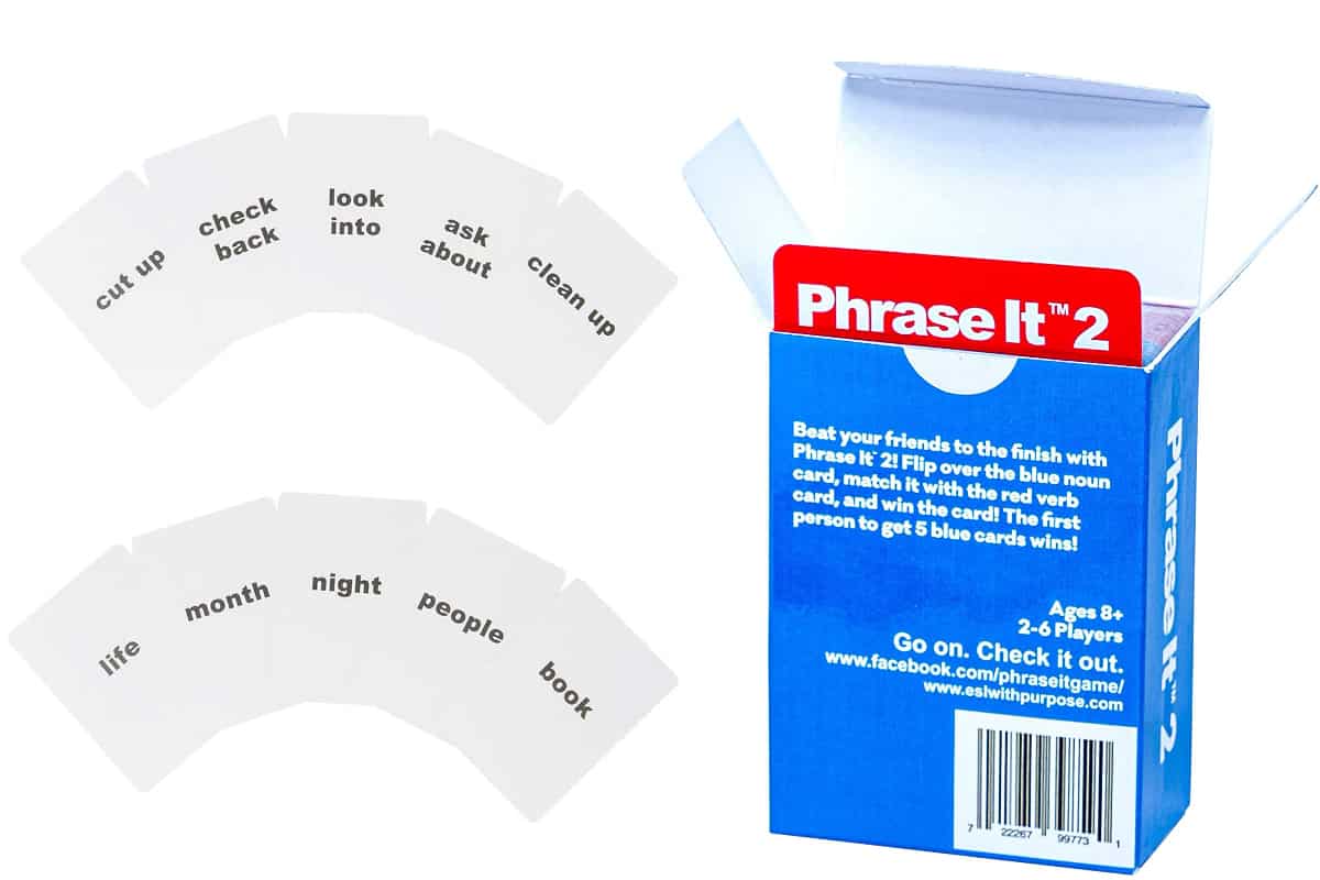 Phrase It 2, a fun card game to make phrases.