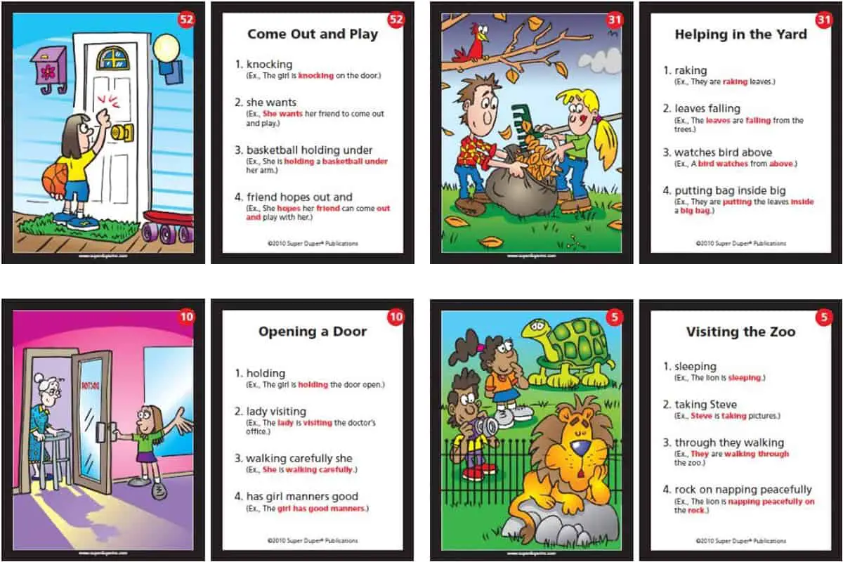 9 Sentence Building Card Games for Teachers and Parents