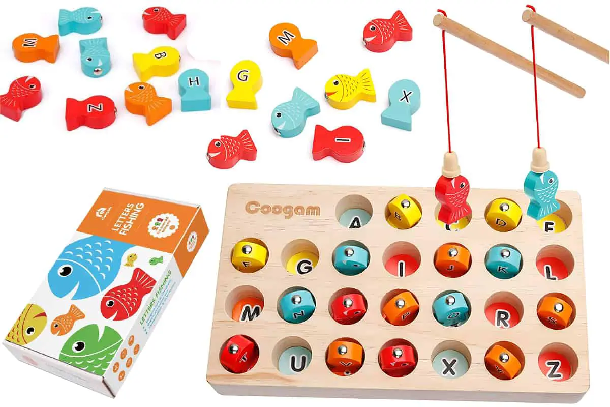 Coogam, a fun fishing game to teach ABC to your children.