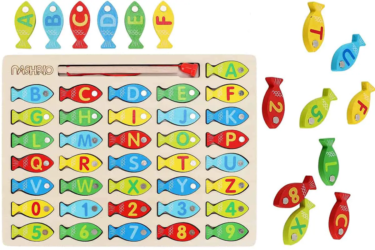 Nashrio, a super engaged fishing game to learn alphabet.