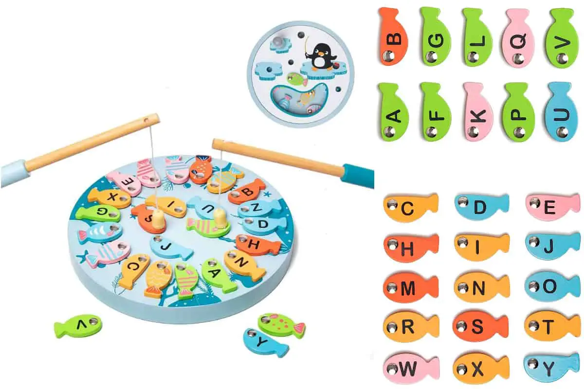 UM is a fishing game to strengthen kids'understanding of alphabet and numbers.