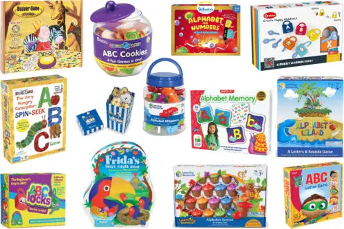 23 Alphabet Board Games & Toys for Pre-K Children