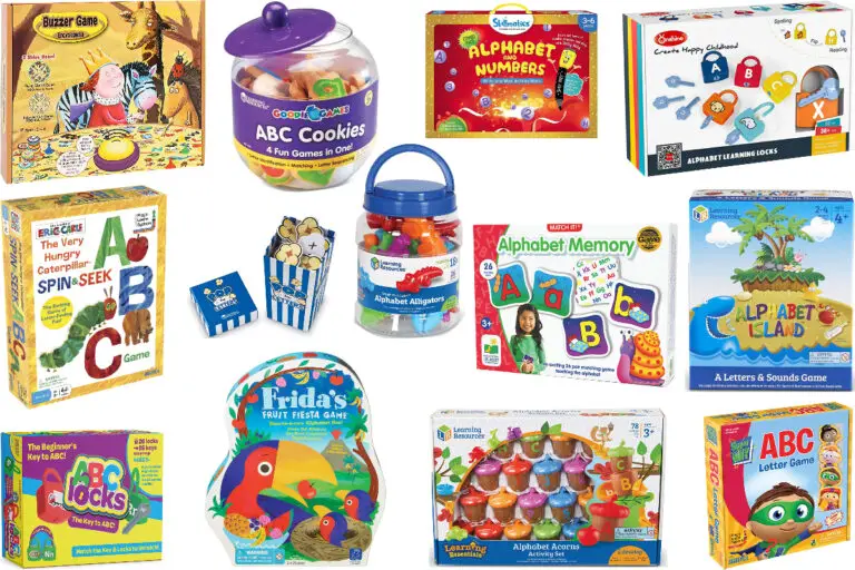 23 Alphabet Board Games & Toys for Pre-K Children