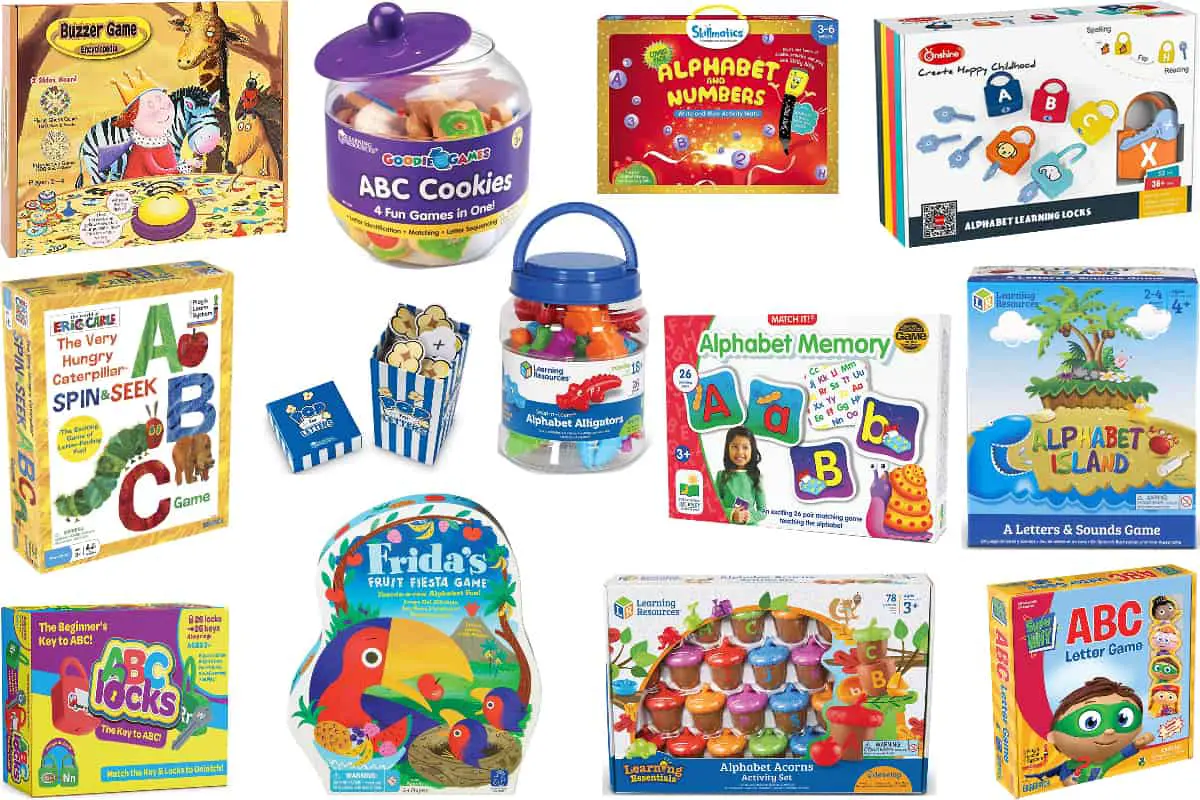 23 Alphabet Board Games & Toys for Pre-K Children