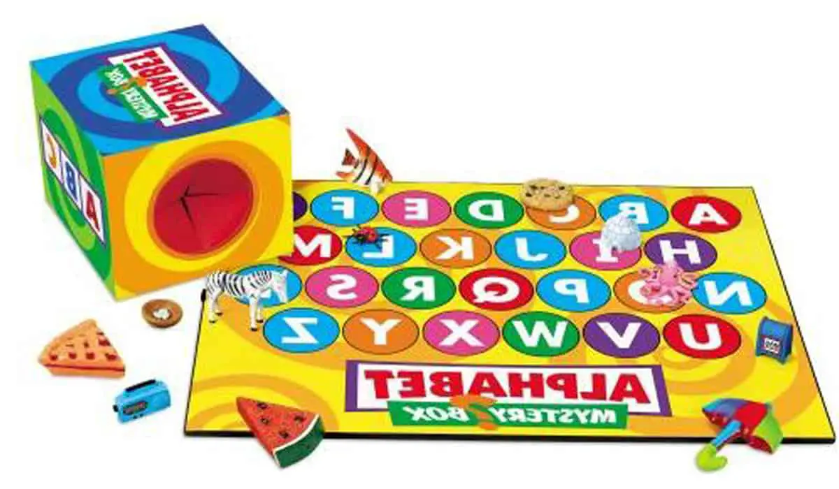 Alphabet Mystery Box? a matching board game to practice alphabet.