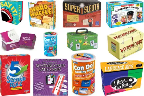14 vocabulary card games from pre kindergarten to elementary