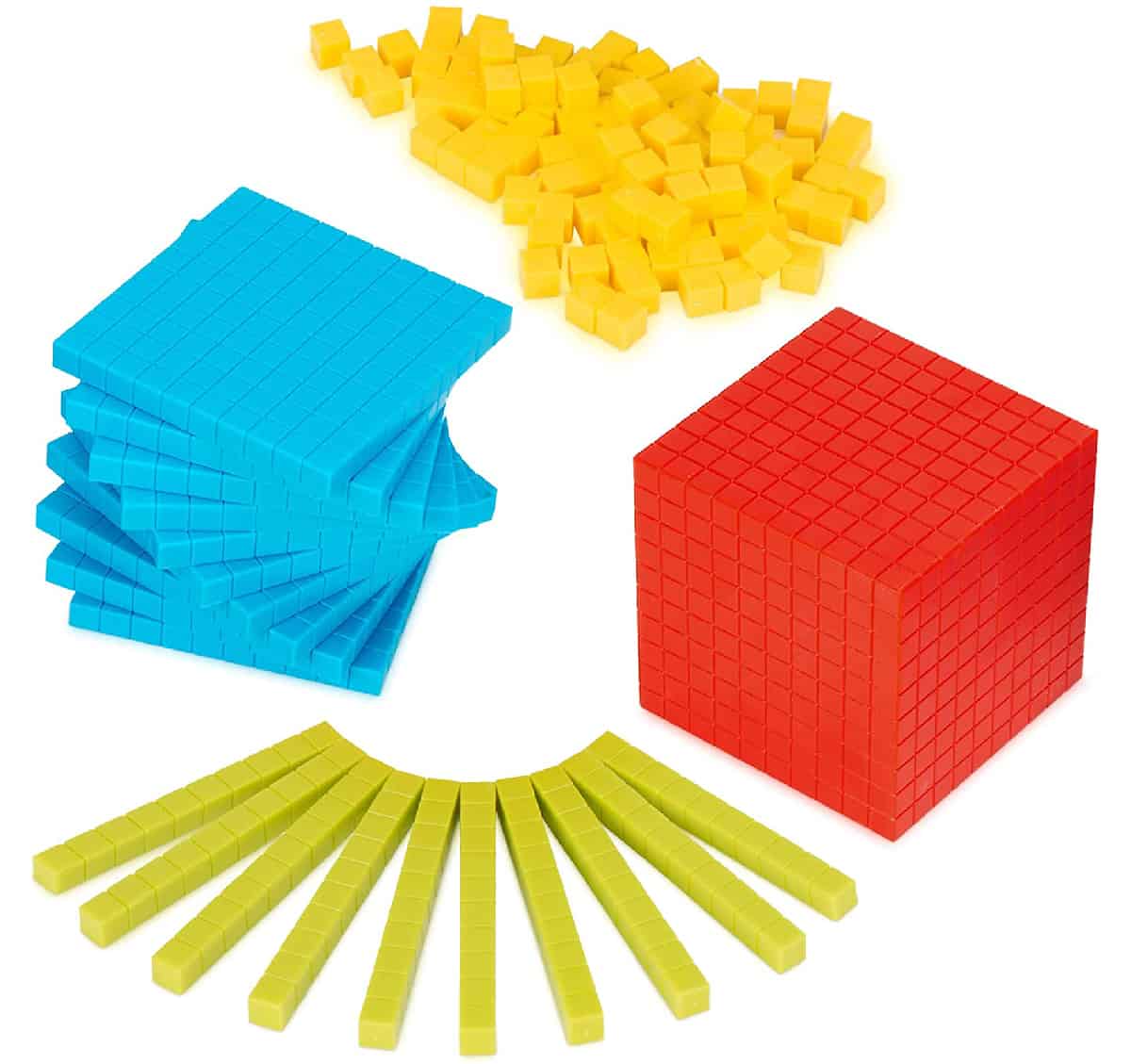 Base 10 Blocks (MB One) is a place value game to build numbers and learn place values up to 4 digits.