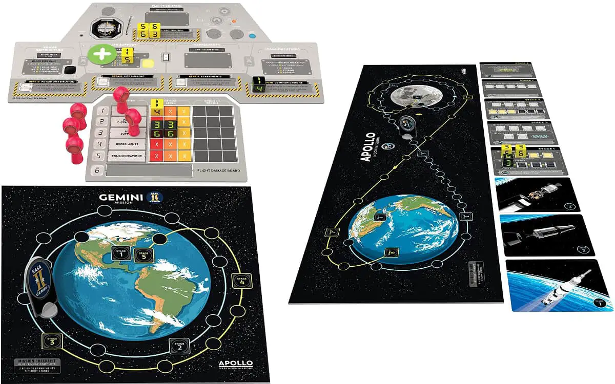 Apollo Mission (Buffalo Games) is a cooperative strategy game about space.