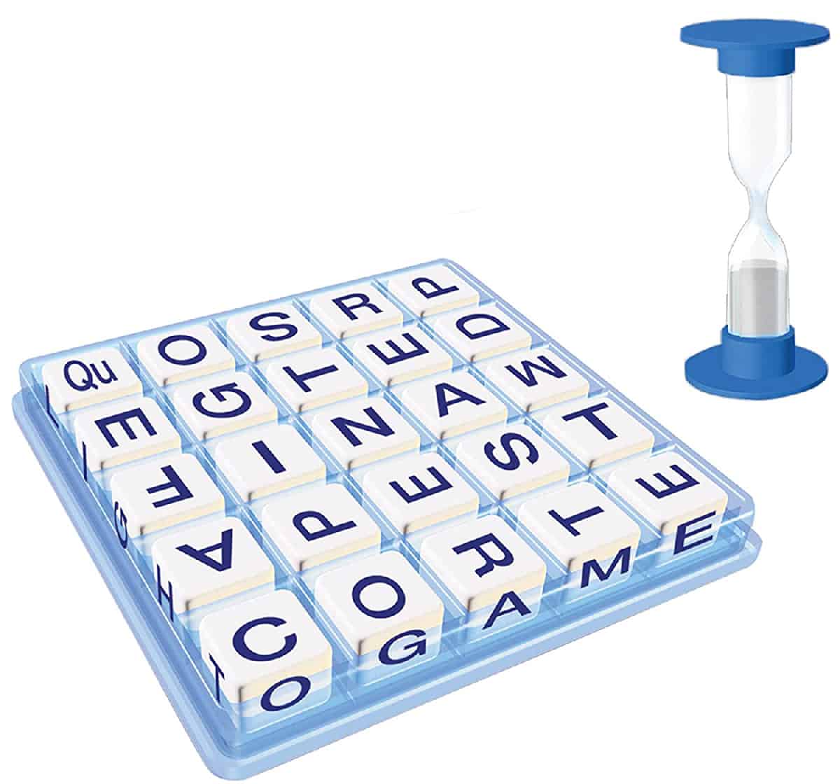 Big Boggle (Winning Moves) is a 3-minute word game.