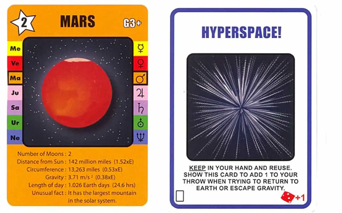 Astronauts (Wildcard Games) is a space game to explore the solar system, Planets and Moons.