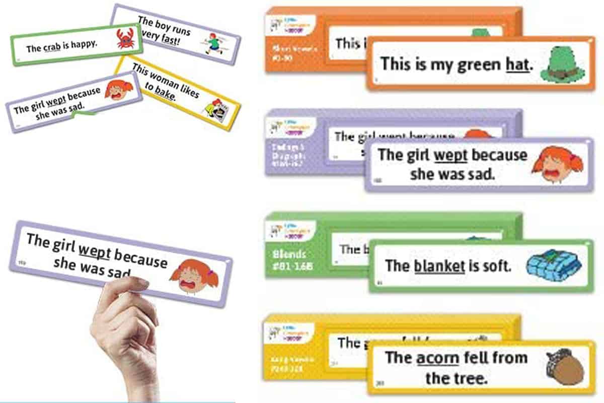 328 Phonetic Family Sentence Cards is a card game to learn the basic phonetic pattern and reading skills.
