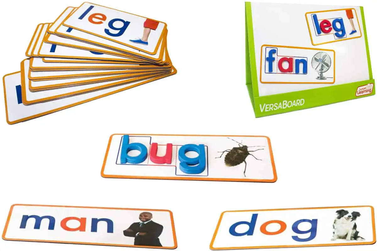 CVC Word Strips is a game to develop phonemic skills.
