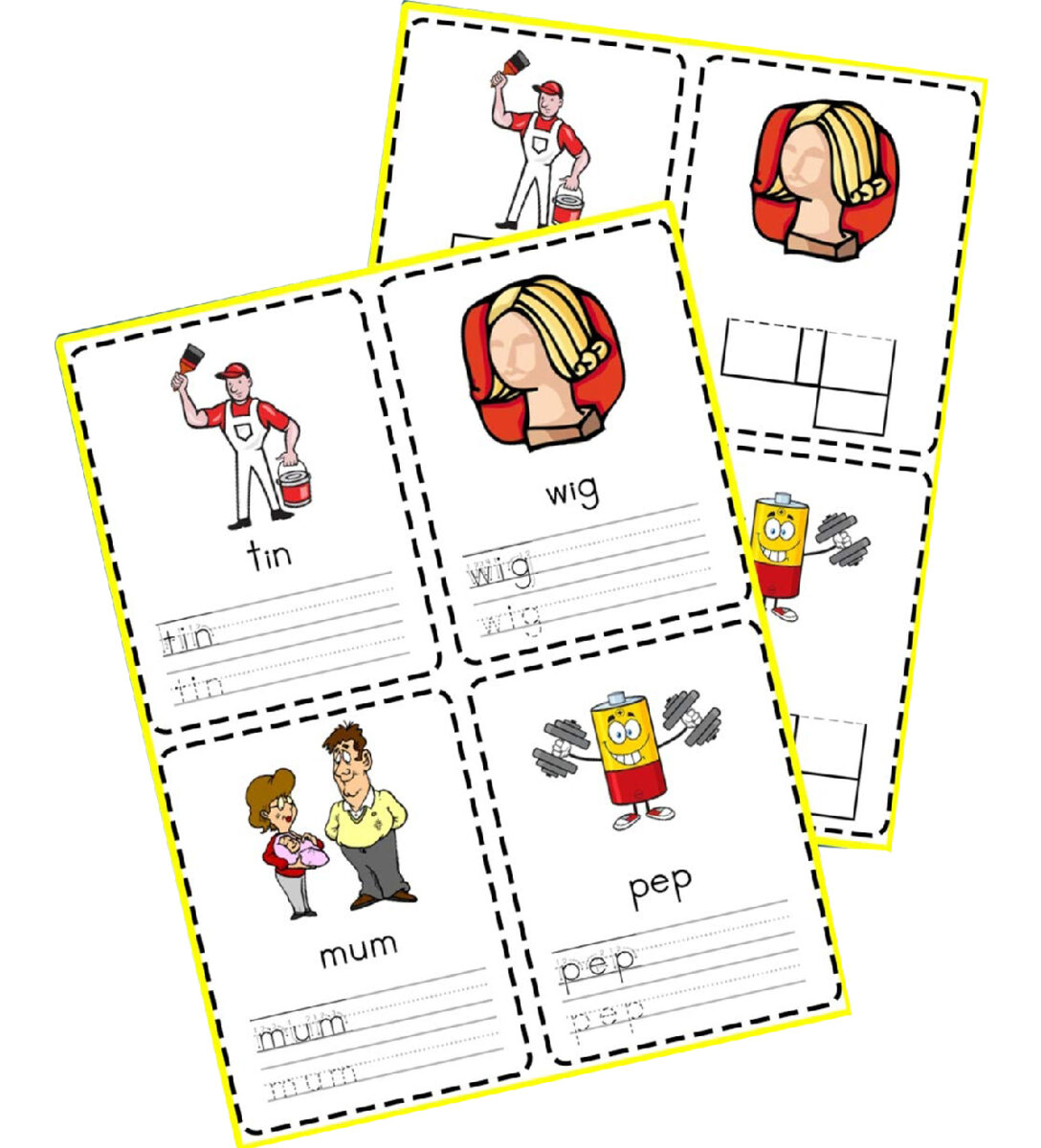 CVC Words Flash Cards is a game for developing reading fluency.