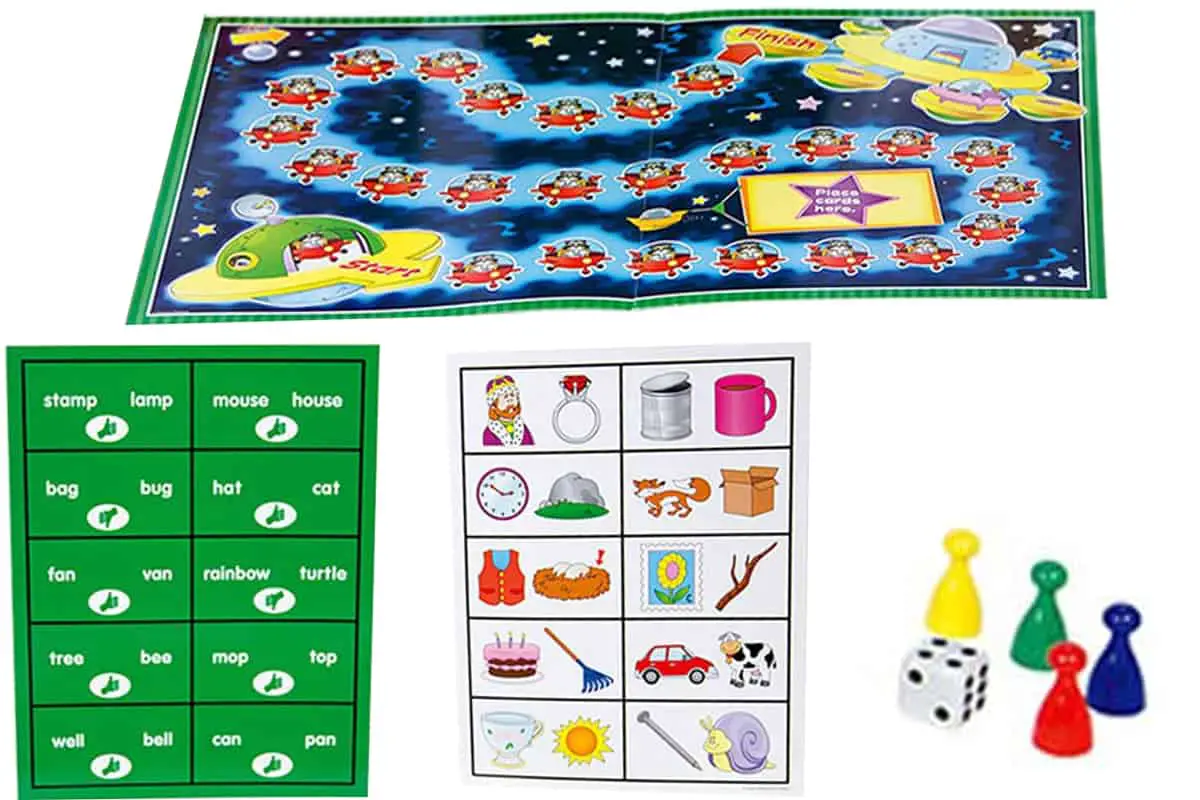 Language Arts Learning Games is a card game to reinforce reading skills.