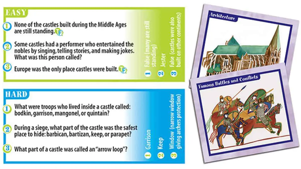 Professor Noggin’s Medieval Times Card to learn about medieval history.