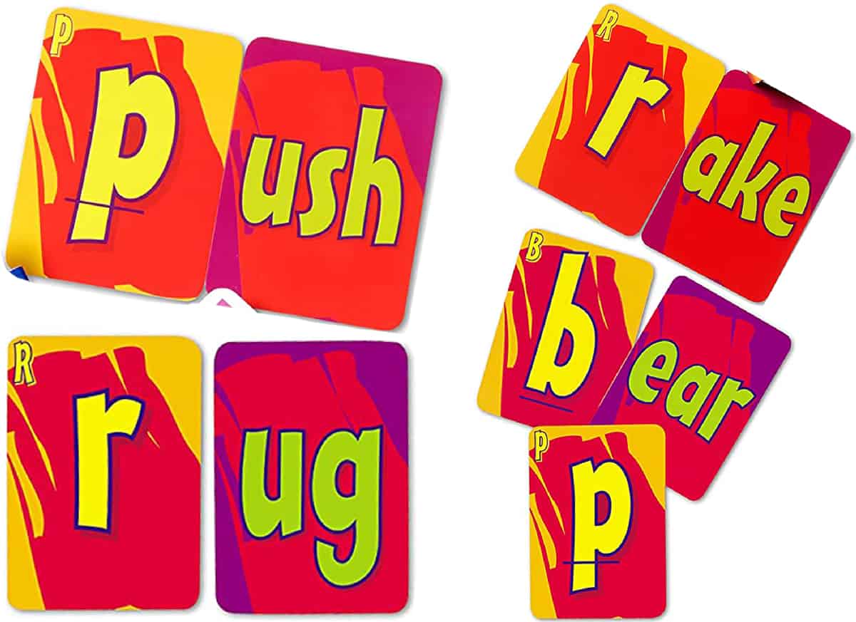 Snap It Up! is a game to teach word families and blending.