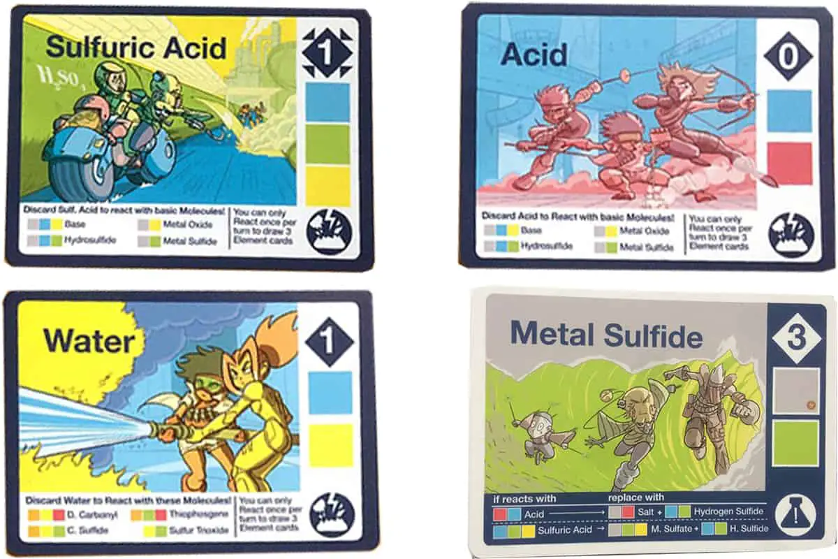 Valence Plus is card game for learning the periodic table elements.
