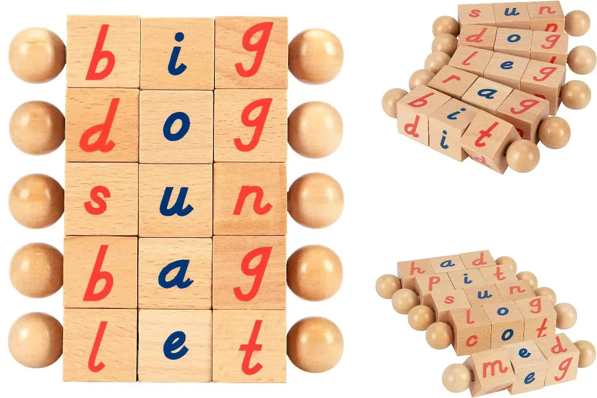 Wooden Letter Blocks is a game for learning and developing phonemic skills.