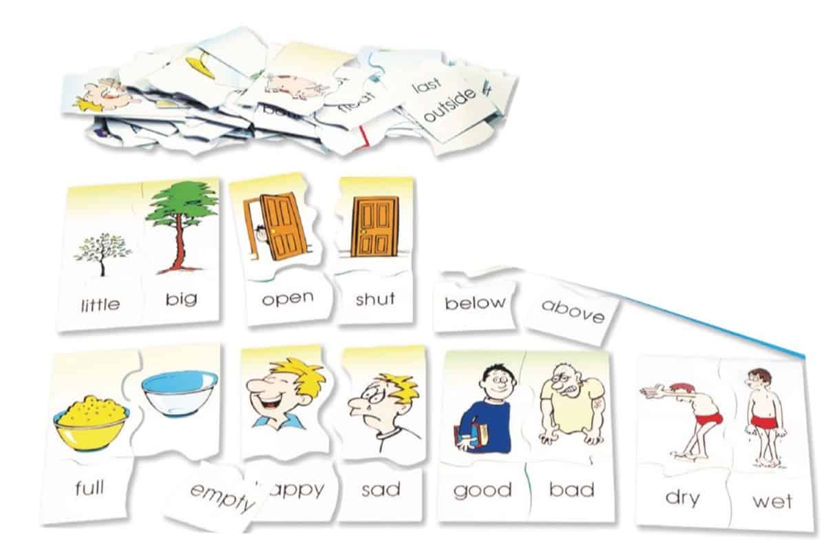 Opposites (Brainbox),  a memory card game to develop vocabulary, observation and attention.
