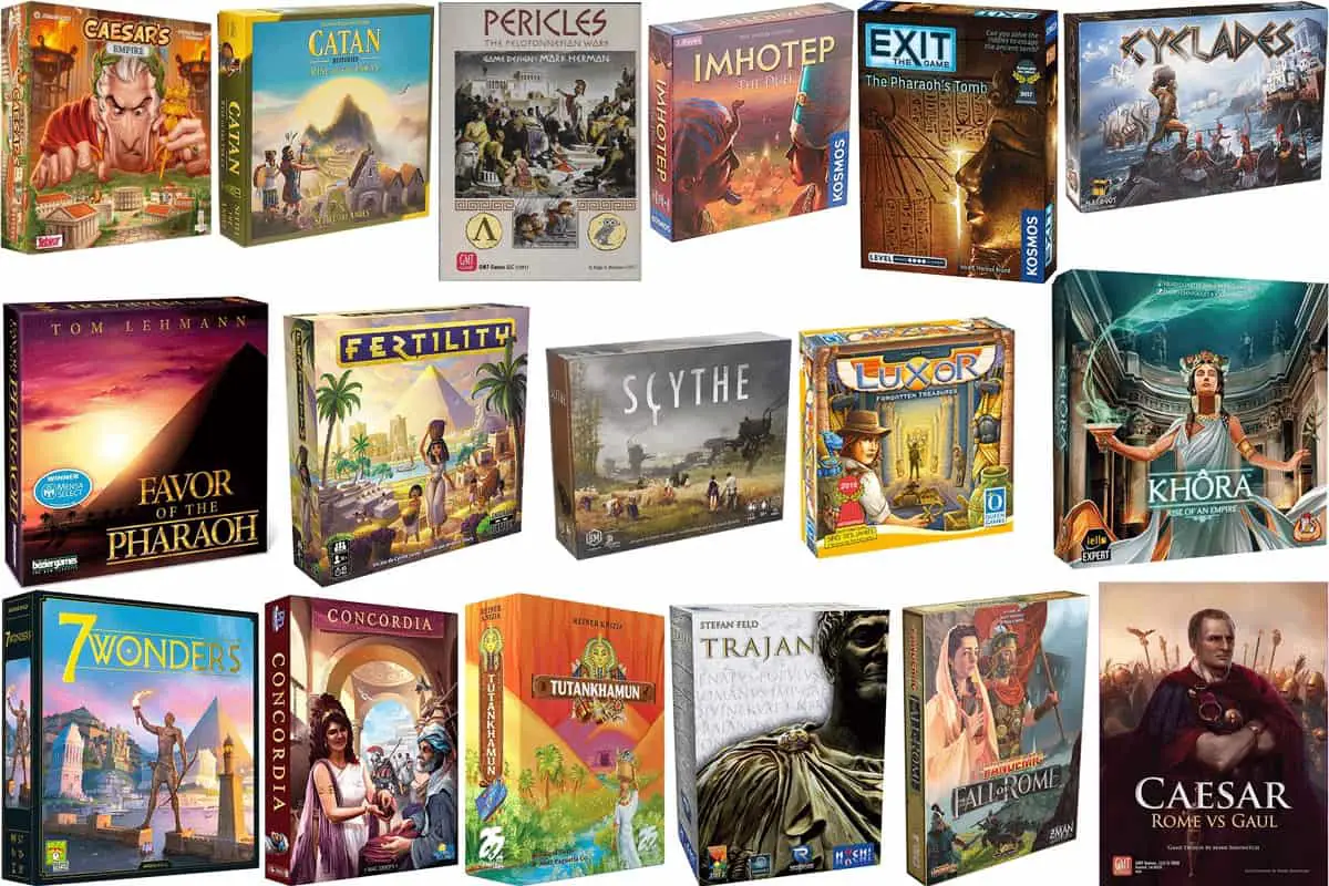 19 Antique History Themed Board Games For Families 